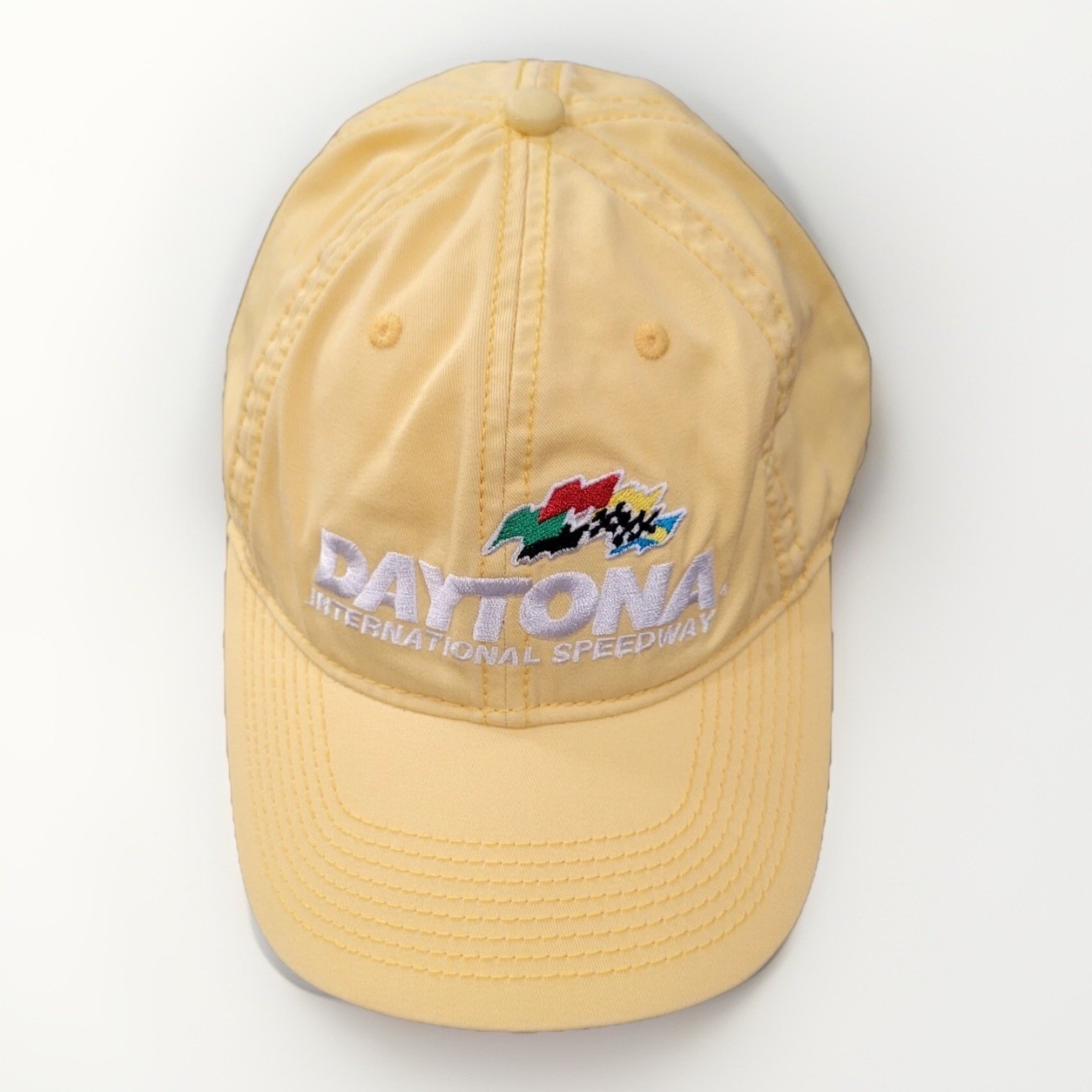 Daytona International Speedway Nascar Racing Hat Yellow Adjustable Cap Os Daytona International Speedway Nascar Racing Hat Yellow Adjustable Cap Os